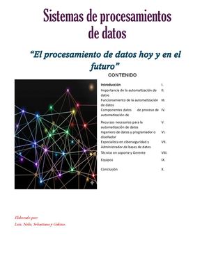Revista De Sistema Procesamiento De Datos L, N, S, G