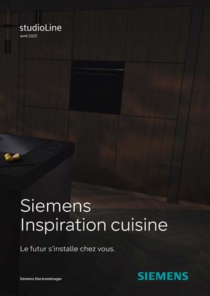 Catalogue Siemens studioLine