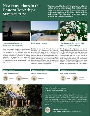 What's new for summer 2026