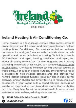 Ireland Heating & Air Conditioning Co