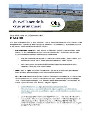 2026 Bilan De Surveillance 21 Avril