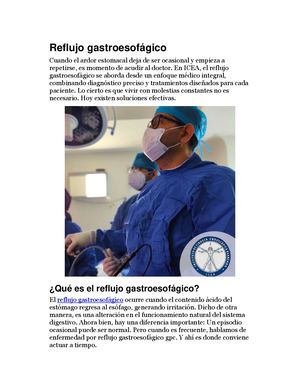Reflujo Gastroesofágico