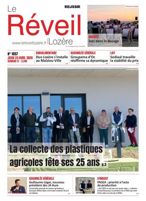 Le Reveil Lozère du jeudi 23 avril 2026