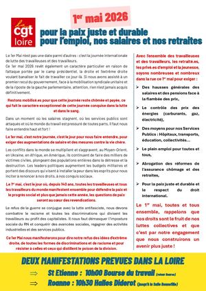 Tract 1er Mai 2026 Ud CGT 42