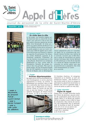Appel d’hères -N°92-novembre 2019