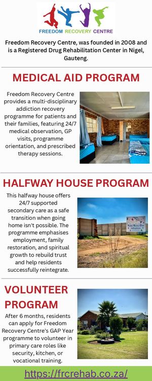 Freedom Recovery Centre Infographic (April 2026)