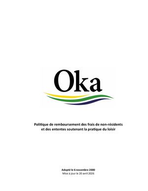 Politique de remboursement des frais de non-résidents
