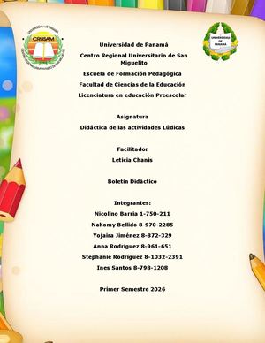 Boletín Didáctico