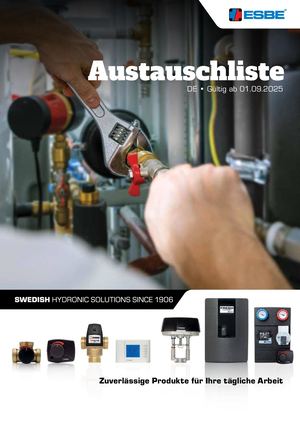 (DE) - ESBE Austauschliste