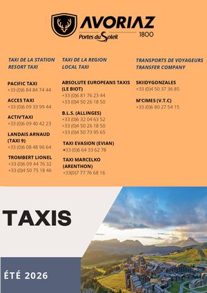 Taxis Avoriaz