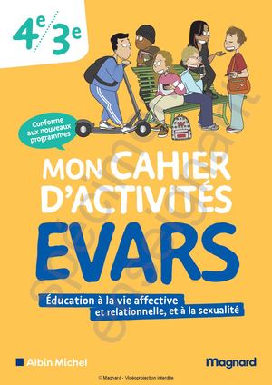Cahier d'activités Evars 4e/3e - Spécimen Numérique (2026)