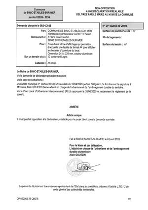 Dp 26 Q 0076 Arrêté