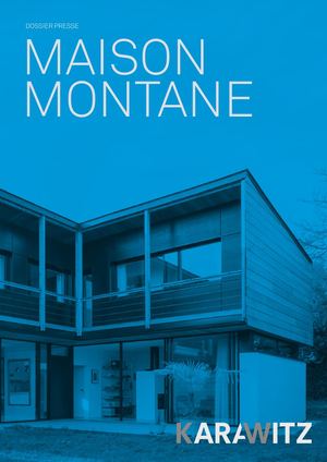 Dossier Presse Maison Montane