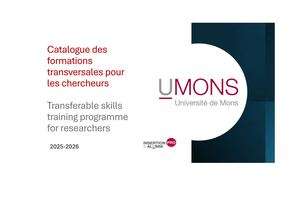 2025 2026 Catalogue Des Formations Transversales Pour Les Chercheurs