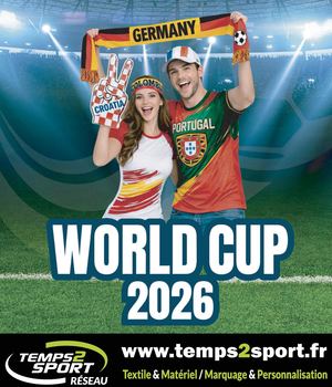 Goodies Coupe du Monde 2026 - TEMPS 2 SPORT