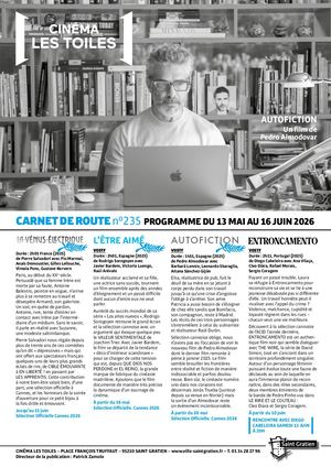 Carnet de Route N°235. Programme du 13 mai au 16 juin 2026