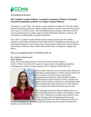 CCMA Called26 Press Release