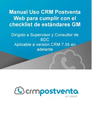 Manual Uso Crm Postventa Para Cumplimiento Estandares 2026