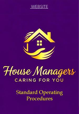 House Managers Standard Operating Procedures
