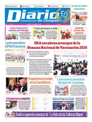 Portada Domingo 26 De Abril De 2026