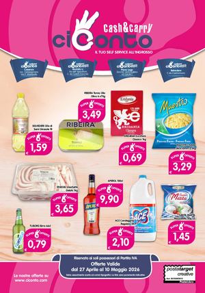 Volantino Ciconto dal 27 Aprile al 10 Maggio