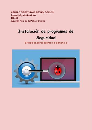 Manual de Instalación De Programas De Seguridad