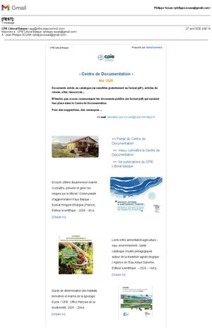 Lettre d'info - mois de mai