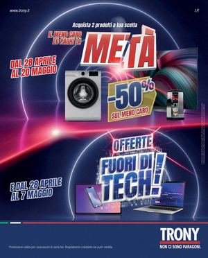 Trony IL MENO CARO LO PAGHI LA META' Maggio 1# 2026