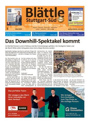 Blättle Stuttgart-Süd 5/2026