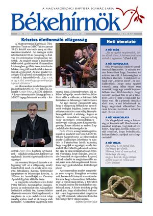 Békehírnök 2026. februrár 8.