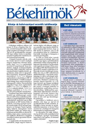 Békehírnök 2026. februrár 22.