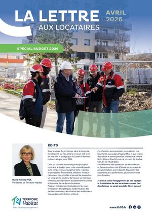 Lettre Aux Locataires Avril 2026
