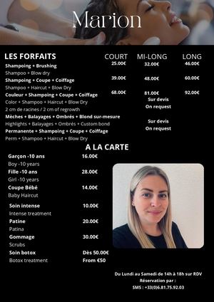 Marion Coiffure 2026