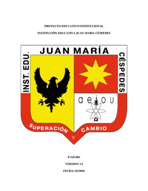 Proyecto Educativo Institucional ver 2704