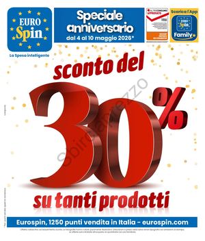 Volantino Eurospin Dal 04 Al 10 Maggio 2026
