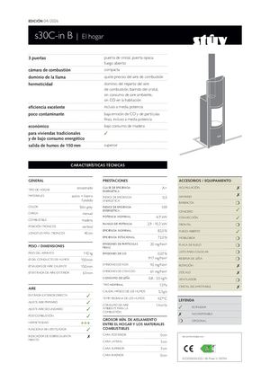 Ficha técnica s30C-in