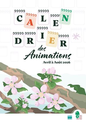 Calendrier des animations avril-août 2026