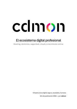 El Ecosistema Digital Profesional Cdmon