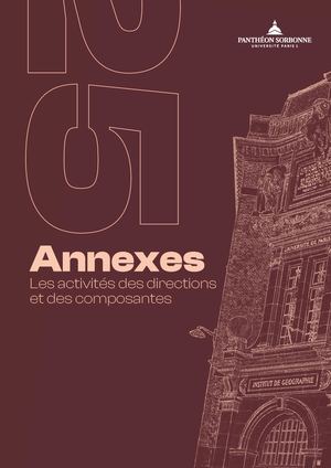 Rapport d'activité 2024-2025 — Annexes