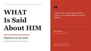 Gérando What us said about him