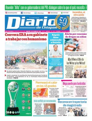 Portada, Martes 28 De Abril De 2026