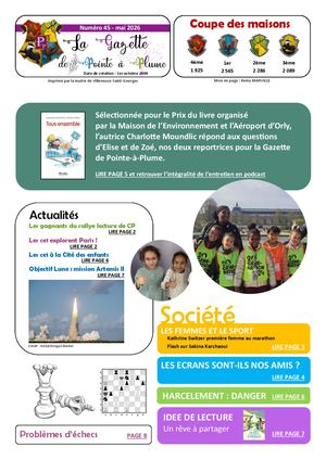 N°45 - La Gazette de Pointe à Plume