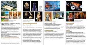 Dépliant de l'exposition "Tous en scène !"