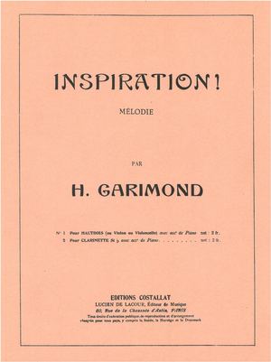 H. Garimond - Inspiration pour hautbois et piano