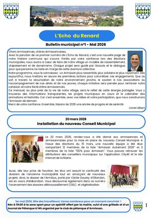 Echorenard Mai 2026 N°1