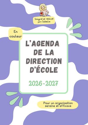 Agenda Direction Extrait