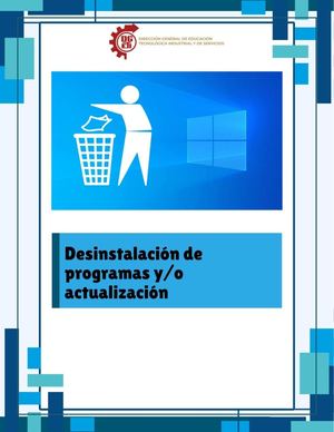 Desinstalacion De Programas Y O Actualizacion