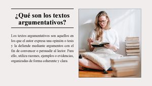 Comprensión e interpretación de textos argumentativos
