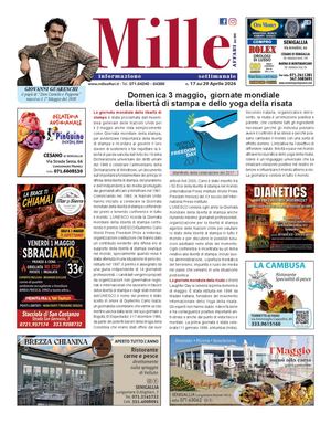 Milleaffari N° 17 Del 29 04 26