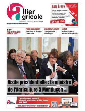 N°1581 L'ALLIER AGRICOLE
